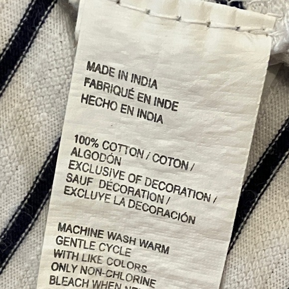 Izod men’s XXL Navy and White Striped short sleeve cotton Polo - Picture 5 of 11